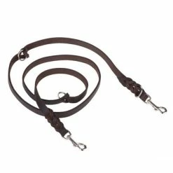 Heim Plaited Leather Double Dog Lead - Brown 11 Heim Plaited Leather Double Dog Lead - Brown -Zooplus Sales Shop 66497 pla heim lederleine fg 11 0