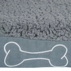 Rectangular Memory Foam Dog Bed - Grey -Zooplus Sales Shop 67116 hundebett memory grau fg 3341 2