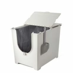 Modkat Flip Cat Litter Box -Zooplus Sales Shop 69620 pla modko katzentoiletteflip open 1 4