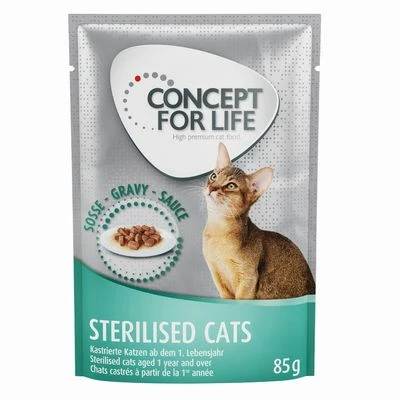 Concept For Life Sterilised Cats – In Gravy
