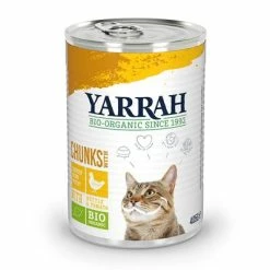 Yarrah Organic Chunks Saver Pack 12 X 405g -Zooplus Sales Shop 7136 cat tin chunks chicken 405g 8714265071362 1 5