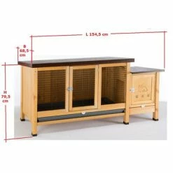 Ferplast Ranch Rabbit Hutch XXL -Zooplus Sales Shop 71940 71941 ma e ranch hs 4 2