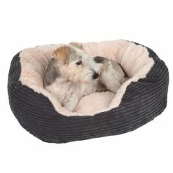 Grey Jumbo Pet Bed -Zooplus Sales Shop 74427 hundebett cozy cord fg 2275 3