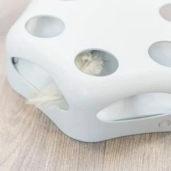 Trixie Turning Feather Cat Toy -Zooplus Sales Shop 74762 trixie katzenspielzeug turning feather grau hs 09 6