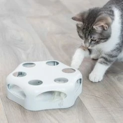 Trixie Turning Feather Cat Toy -Zooplus Sales Shop 74762 trixie katzenspielzeug turning feather grau hs 10 7