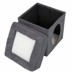 Collapsible Cube Cat Den -Zooplus Sales Shop 75294 pla foldable cube fg 3688 7