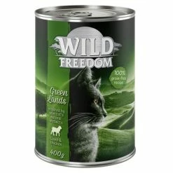 24 X 400g Wild Freedom Wet Cat Food - Save €10!* -Zooplus Sales Shop 77316 pla wild freedom nass green lands 400g 0 2