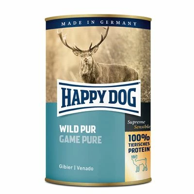 Happy Dog Pure 6 X 400g 3 Happy Dog Pure 6 X 400g