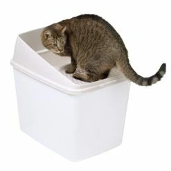 Big Box Cat Litter Tray -Zooplus Sales Shop 78725 top entry katzentoilette fg 7268 1