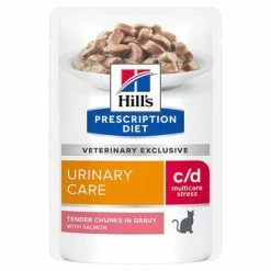 Hill's Prescription Diet Feline C/d Urinary Stress - Salmon 11 Hill's Prescription Diet Feline C/d Urinary Stress - Salmon -Zooplus Sales Shop 79026 pla hills prescriptiondiet cd urinarystress salmon hs 01 5