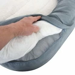 Oval Memory Foam Dog Bed - Grey -Zooplus Sales Shop 79216 memory oval grau fg 6680 8