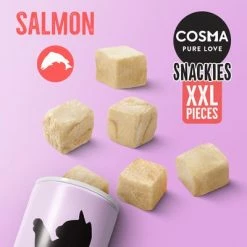 Cosma Snackies XXL Saver Pack -Zooplus Sales Shop 80710 cosma snackies xxl foodboard salmon 1000x1000 5