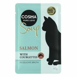 Cosma Soup Saver Pack 24 X 40g -Zooplus Sales Shop 81176 pla cosma soup salmon 40g 9