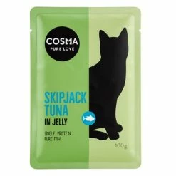 Cosma Original Pouches In Jelly Saver Pack 24 X 100g -Zooplus Sales Shop 85210 pla cosma original skipjacktuna pouch100g 6