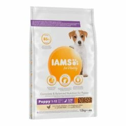 IAMS For Vitality Puppy & Junior Small & Medium Dog - Chicken -Zooplus Sales Shop 8710255128382 2 6 1