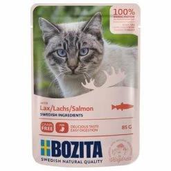 Bozita Chunks In Sauce Pouches Saver Packs 24 X 85g -Zooplus Sales Shop 89185 pla bozita salmonsauce 85g 1 1