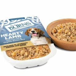 Burns Hearty Lamb, Vegetables & Brown Rice -Zooplus Sales Shop 8 hearty lamb tray with bowl 8