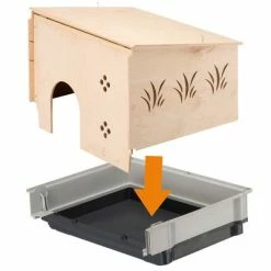 Ferplast Small Pet House For Plaza Cage -Zooplus Sales Shop 90204 kleintierhausfuerplazakaefige hs 02 8