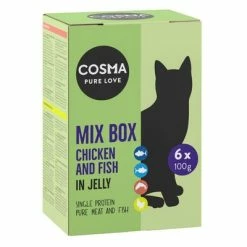 Cosma Original Pouches In Jelly Saver Pack 24 X 100g -Zooplus Sales Shop 92305 pla cosma original mix 100g 0