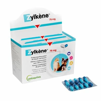 Vetoquinol Zylkene Capsules 75mg For Small Dogs Or Cats <10kg 4 Vetoquinol Zylkene Capsules 75mg For Small Dogs Or Cats <10kg - Image 2
