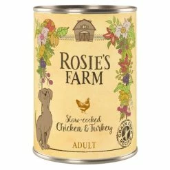 Rosie's Farm Saver Pack 24 X 400g -Zooplus Sales Shop 96197 pla rosie sfarm adult chickenturkey 400g 3 1