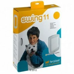 Ferplast Swing 11 Cat Flap - 4 Way Lock -Zooplus Sales Shop 9744 ferplast hundeundkatzenklappe swing11 verpackung 09 2012 9