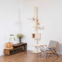 Natural Paradise Ceiling Cat Tree - Orchid -Zooplus Sales Shop 99496 natural paradise quadra deckenspanner hs 1 4