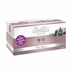 Smilla Fine Menu Saver Pack 24 X 100g -Zooplus Sales Shop 99507 pla finemenu gefl gelh hnerleber 8x100g 0