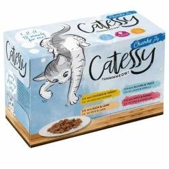 Catessy Chunks Pouches Saver Pack 48 X 100g -Zooplus Sales Shop catessy 12er karton cijelly rz 300719 1000x1000 7
