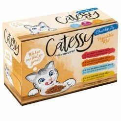 Catessy Chunks Pouches Saver Pack 48 X 100g -Zooplus Sales Shop catessy 12er karton veggy in jelly rz 300719 1000x1000 6