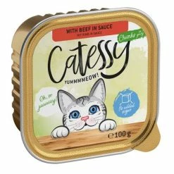 Catessy Trays Mixed Packs Mega Saver Pack 64 X 100g -Zooplus Sales Shop catessy chunks beefinsauce 100g 1000x1000 2