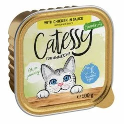 Catessy Trays Mixed Packs Mega Saver Pack 64 X 100g -Zooplus Sales Shop catessy chunks chickeninsouce 100g 1000x1000 9