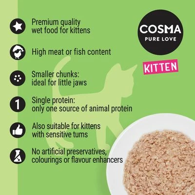 Cosma Original Kitten Saver Pack 24 X 85g 4 Cosma Original Kitten Saver Pack 24 X 85g - Image 2