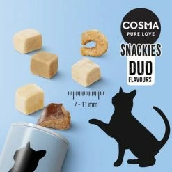 Cosma Snackies DUO 2 In 1 – Saver Pack -Zooplus Sales Shop cosma snackies duo rangeboard 1000x1000 2