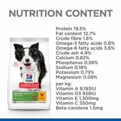 Hill's Science Plan Hill’s Science Plan Adult 7+ Senior Vitality Medium With Chicken -Zooplus Sales Shop dog senior vitality chicken medium nutrients 5