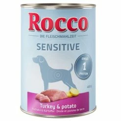 Rocco Sensitive Saver Pack 24 X 400g -Zooplus Sales Shop etikett rocco nf sensitive 400g truthahn 1000x1000 1