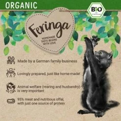 Feringa Organic Kitten 6 X 200g -Zooplus Sales Shop feringa board kitten bio 800x800 7 1