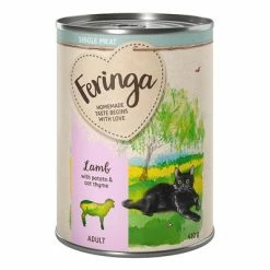 Feringa Single Meat Menu Mixed Trial Pack 6 X 410g -Zooplus Sales Shop feringa singlemeat adult lamb 410g 1000x1000 6