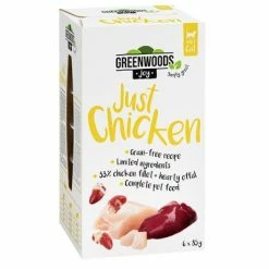 Greenwoods Joy Saver Pack 24 X 85g -Zooplus Sales Shop greenwoods cat booklet box 6x85 chicken 1000x1000 3