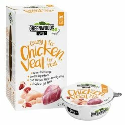 Greenwoods Joy Saver Pack 24 X 85g -Zooplus Sales Shop greenwoods cat booklet boxandtray chickenveal 1000x1000 4