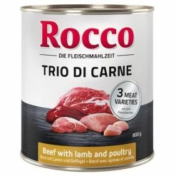 Rocco Classic Trio Di Carne Saver Pack 24 X 800g -Zooplus Sales Shop la 122213 rocco triodicarne beeflambpoultry 800g 1000x1000 4