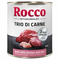 Rocco Classic Trio Di Carne Saver Pack 24 X 800g -Zooplus Sales Shop la 80504 rocco triodicarne beefchickenveal 800g 1000x1000 0