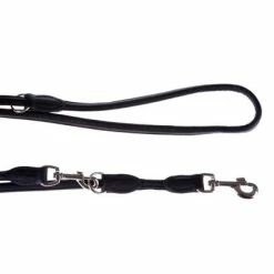 HUNTER Round & Soft Dog Lead - Black -Zooplus Sales Shop lederleinen 11 5