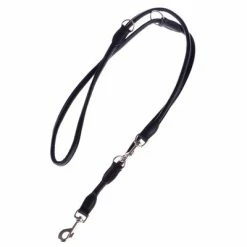 HUNTER Round & Soft Dog Lead - Black -Zooplus Sales Shop lederleinen 17 2
