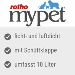 Rotho MyPet Cody Pet Food Container -Zooplus Sales Shop mypet cody tierfutterbeh lter usps 0