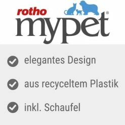 Rotho MyPet Cat Litter Tray BIALA -Zooplus Sales Shop mypet katzentoilette biala usps 0