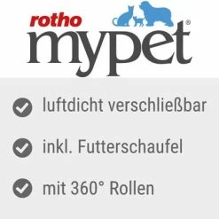 Rotho MyPet Archie Pet Food Container 9 Rotho MyPet Archie Pet Food Container -Zooplus Sales Shop mypetmypet archie tierfutterbeh lter usps 1