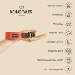 Nomad Tales Bloom Collar, Coral -Zooplus Sales Shop nomad tales bloom halsband usps 3