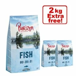 12kg Purizon Grain-Free 80:20:0 Dry Dog Food + 2kg Extra Free!*