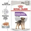 Royal Canin Sterilised Mousse 2 Royal Canin Sterilised Mousse -Zooplus Sales Shop rc ccn wet sterilised mv eretailkit 6